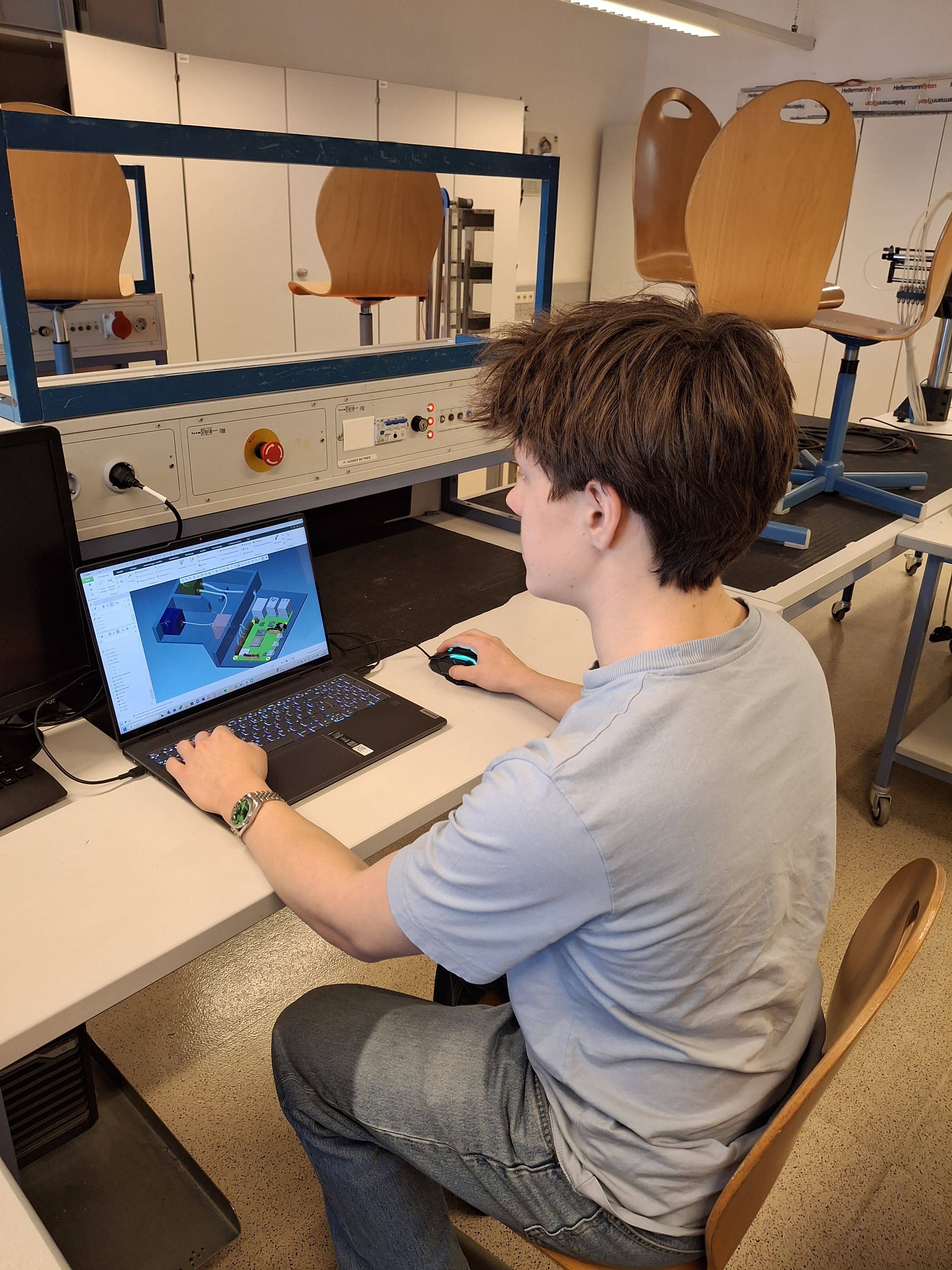 Benjamin Frank in seinem Element 1